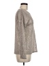 Apt. 9 100% Polyester Silver Long Sleeve Top Size M - photo 4