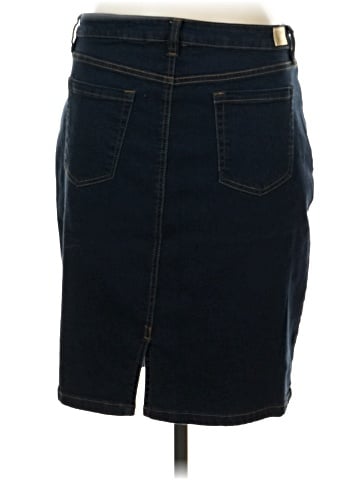 Jones New York Signature Denim Skirt (view 2)