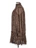 CeCe 100% Polyester Animal Print Brown Casual Dress Size XL - photo 5