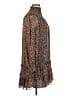 CeCe 100% Polyester Animal Print Brown Casual Dress Size XL - photo 4