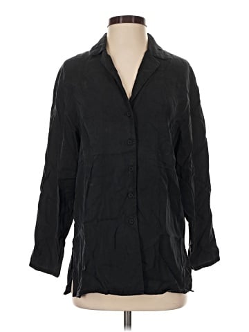 Cos 3/4 Sleeve Button-Down Shirt (view 1)