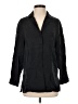 Cos 100% Lyocell Black 3/4 Sleeve Button-Down Shirt Size 4 - photo 1