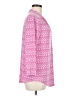 JM Collection Pink 3/4 Sleeve Blouse Size M - photo 4