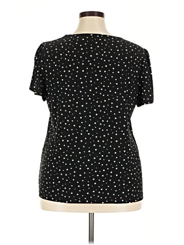 AK Anne Klein Short Sleeve Blouse (view 2)