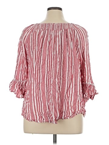 Terra & Sky 3/4 Sleeve Blouse (view 2)