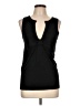 Prada 100% Cotton Black Sleeveless Top Size L - photo 1