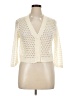 Notations 100% Acrylic Ivory Cardigan Size XL - photo 1