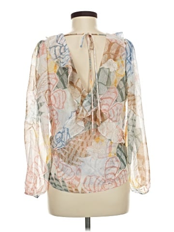 White House Black Market Long Sleeve Blouse (view 2)