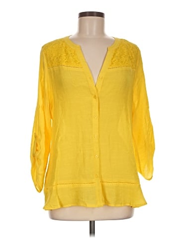 NY Collection 3/4 Sleeve Blouse (view 1)