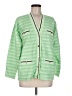 Sandro Stripes Green Jacket Size Med (2) - photo 1