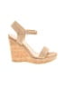 Stuart Weitzman Tan Wedges Size 8 - photo 1