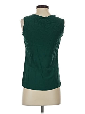 Tory Burch Sleeveless Silk Top (view 2)