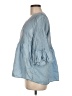 Soft Surroundings Blue 3/4 Sleeve Blouse Size M - photo 5