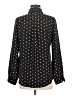 Fun2Fun 100% Polyester Print Black Long Sleeve Blouse Size M - photo 2