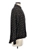 Fun2Fun 100% Polyester Print Black Long Sleeve Blouse Size M - photo 4
