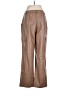 Halogen 100% Polyester Solid Brown Tan Cargo Pants Size M - photo 2