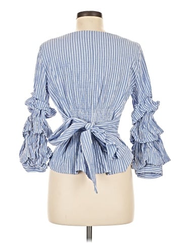 White House Black Market 3/4 Sleeve Blouse (view 2)