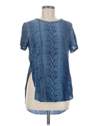 Acrobat Short Sleeve Silk Top (view 1)
