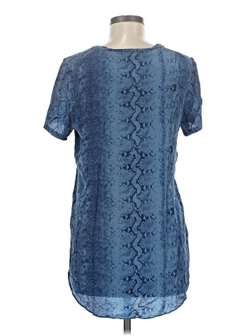 Acrobat Short Sleeve Silk Top (view 2)