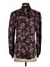 Veronica Beard Floral Black Long Sleeve Silk Top Size 2 - photo 2