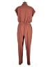 Olive and Oak 100% Polyester Solid Brown Jumpsuit Size L - photo 2
