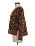 Knox Rose 100% Recycled Polyester Animal Print Brown Pullover Sweater Size M - photo 5