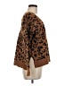 Knox Rose 100% Recycled Polyester Animal Print Brown Pullover Sweater Size M - photo 4
