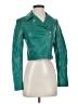Express 100% Polyester Green Jacket Size XXS - photo 1