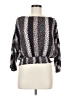 rue21 Silver 3/4 Sleeve Blouse Size M - photo 1