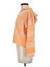 DKNY Jeans 100% Cotton Orange Pullover Sweater Size M - photo 5