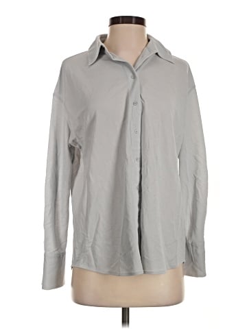 Massimo Dutti Long Sleeve Button-Down Shirt (view 1)