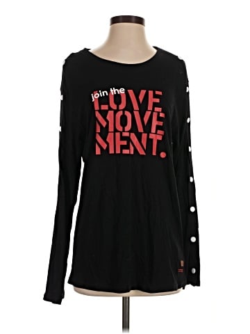 Peace Love World Long Sleeve T-Shirt (view 1)