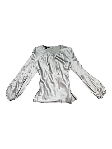 Lafayette 148 New York Long Sleeve Silk Top (view 2)