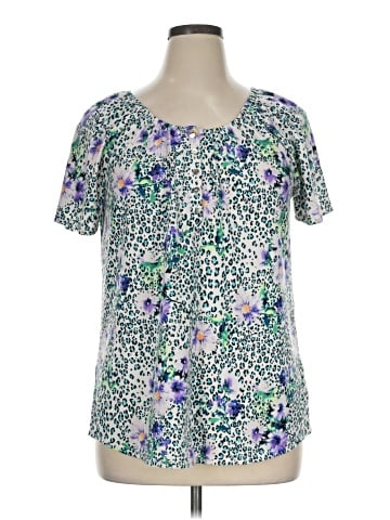 Kim Rogers Short Sleeve Blouse (view 1)