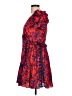 Self-Portrait 100% Polyester Paisley Red Cocktail Dress Size 10 - photo 5