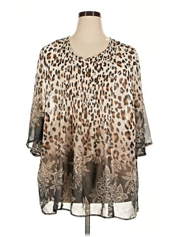 Maggie Barnes for Catherines 3/4 Sleeve Blouse (view 1)