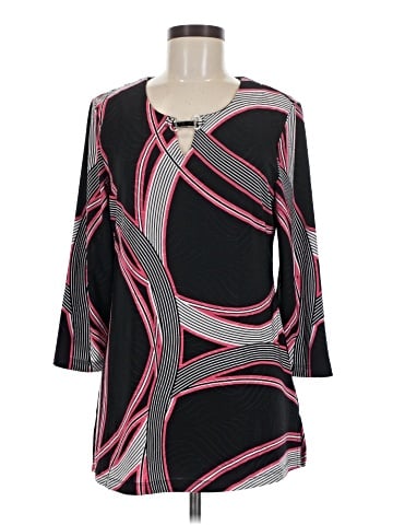 JM Collection 3/4 Sleeve Blouse (view 1)