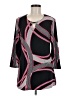 JM Collection Black 3/4 Sleeve Blouse Size M - photo 1