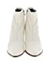Via Spiga 100% Leather Ivory Ankle Boots Size EU 38 - photo 2