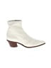 Via Spiga 100% Leather Ivory Ankle Boots Size EU 38 - photo 1