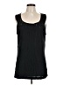 St. John Black Sleeveless Blouse Size L - photo 1