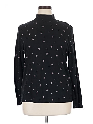 Karen Scott Long Sleeve Blouse (view 1)
