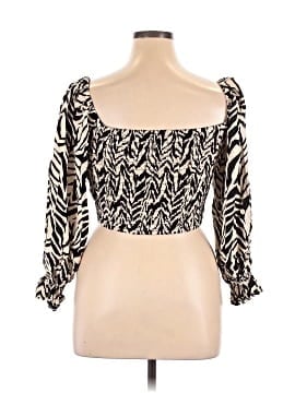 ELOQUII Elements Long Sleeve Blouse (view 2)