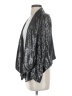 Aqua 100% Polyester Metallic Silver Blazer Size S - photo 5