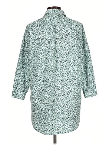 Lands' End 3/4 Sleeve Button-Down Shirt (view 2)