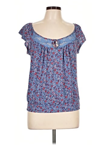 Mossimo Supply Co. Short Sleeve Blouse (view 1)
