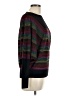 Trina Turk Stripes Black Wool Pullover Sweater Size L (estimated) - photo 4