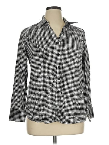 Lane Bryant Long Sleeve Button-Down Shirt (view 1)