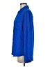 Express 100% Polyester Blue Long Sleeve Blouse Size M - photo 5