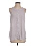 CAbi 100% Polyester Polka Dots Gray Sleeveless Blouse Size S - photo 1